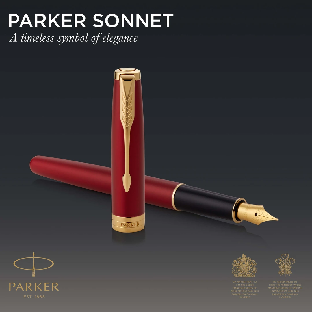 Parker Sonnet G.T fountain pen F black ink - Bild 2