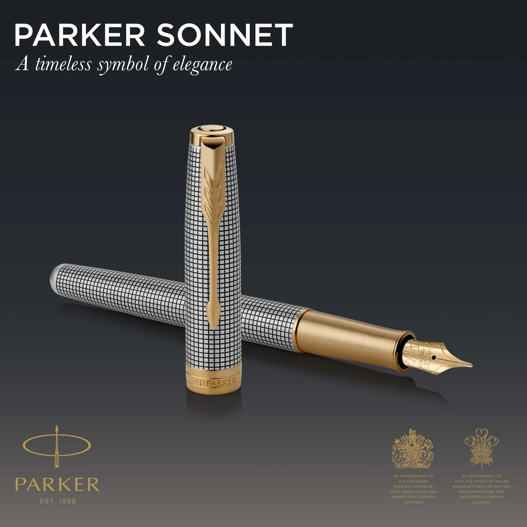 Parker Sonnet G.T fountain pen 18K F black ink - Bild 2