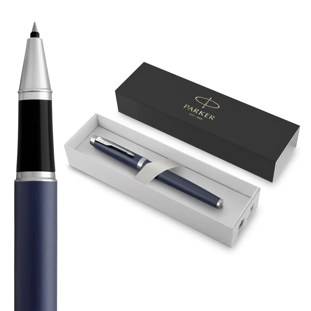 Parker IM matte blue rollerball F black ink - Bild 2