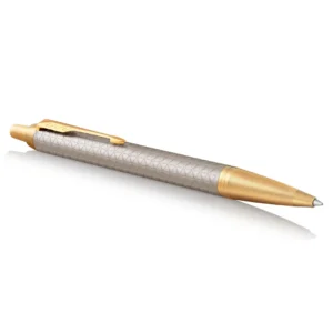 Parker IM premium silver G.T. ballpen M blue ink