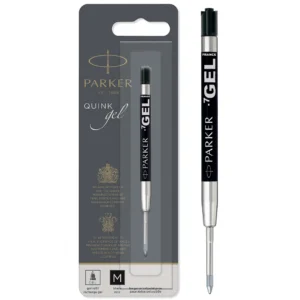 Refill gel pen Quink 0,7mm black blister