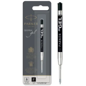 Refill gel pen Quink 0,55mm black blister