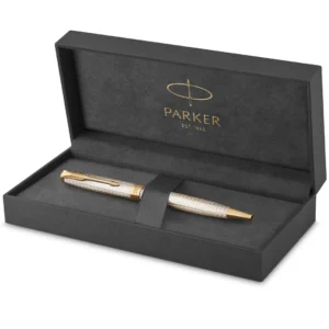 Parker Sonnet Mistral silver G.T ballpen M black ink