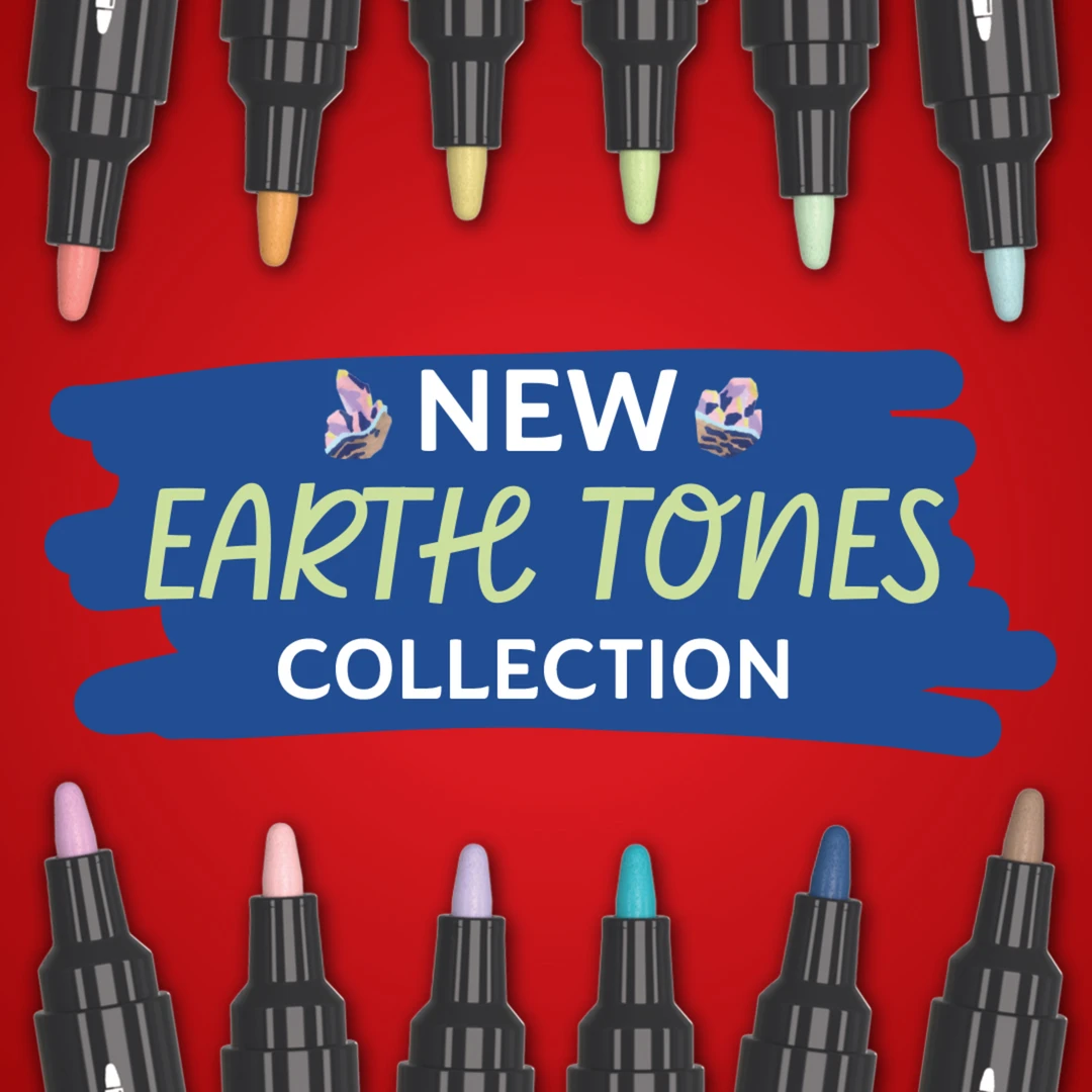SHARPIE Creative Acrylic Marker Earth Tones Bullet tip (12) - Bild 2