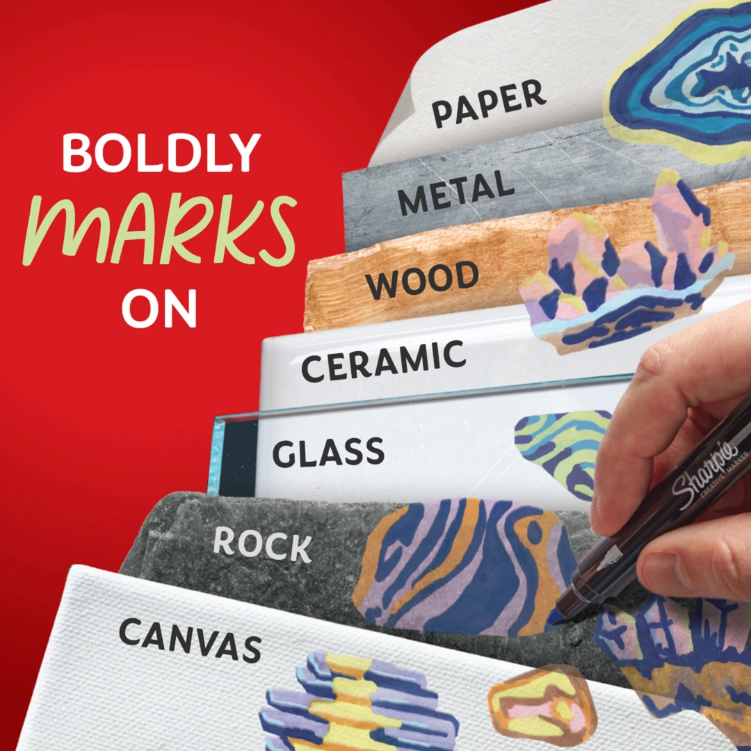 SHARPIE Creative Acrylic Marker Earth Tones Bullet tip (12) - Bild 3