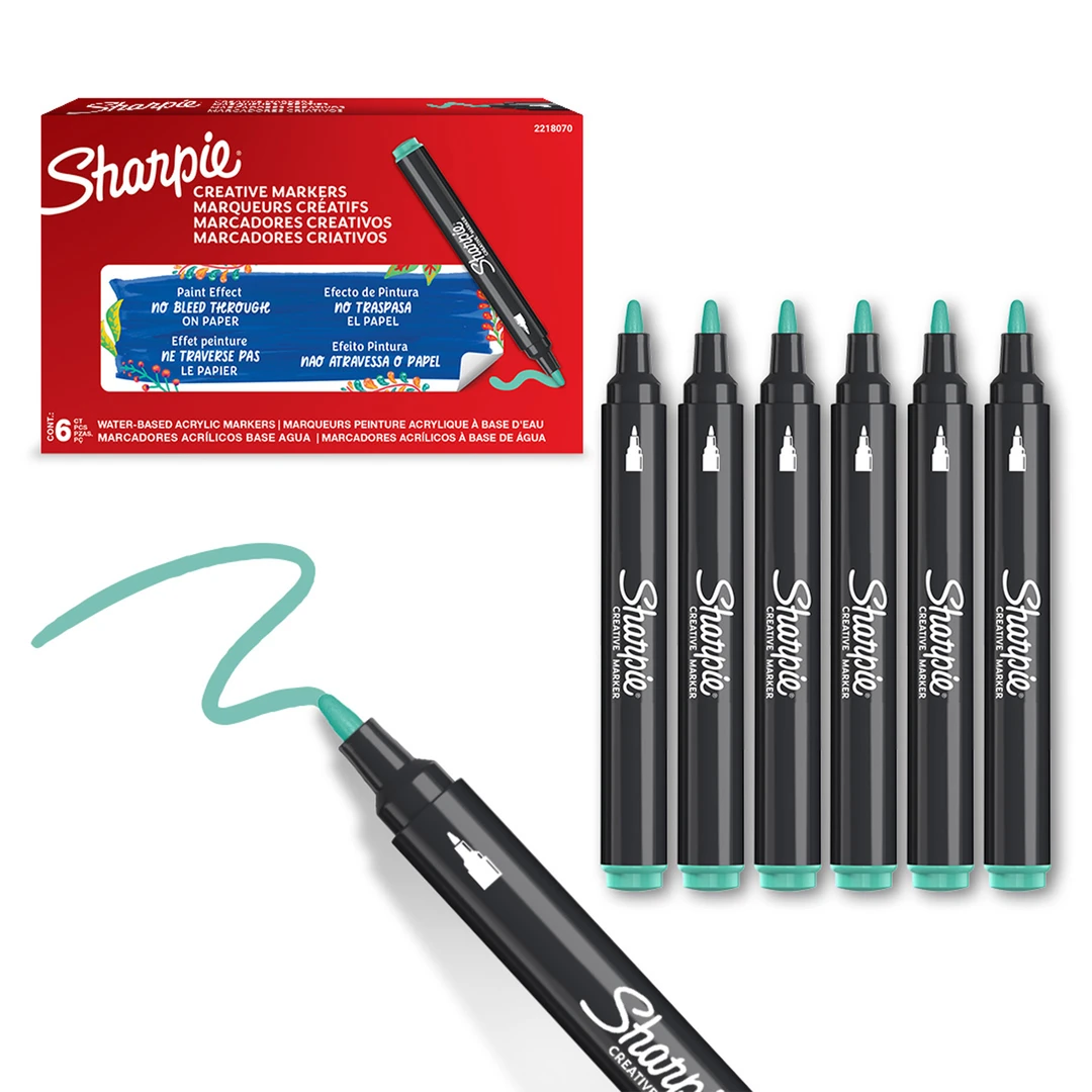 Sharpie Creative Acrylic Marker Lake Green Bullet tip