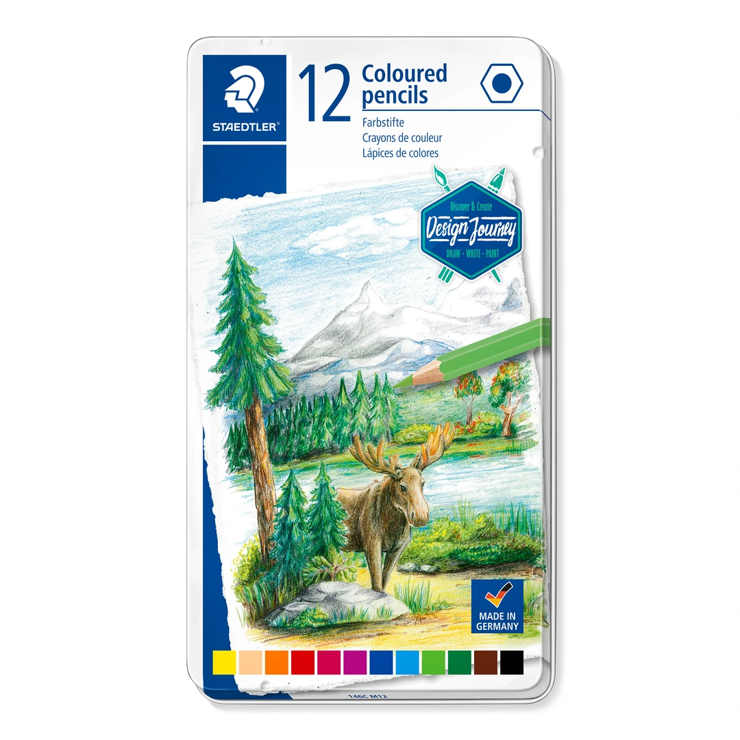 STAEDTLER FÄRGPEN 12ST 100% PEFC