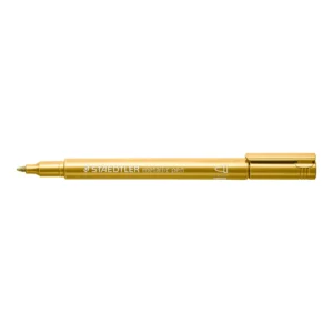 Marker white pen gold
