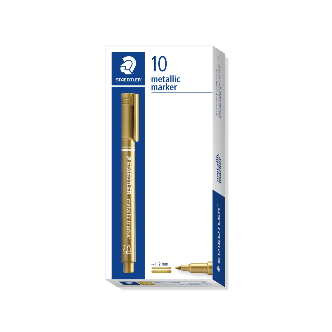 Marker white pen gold - Bild 3