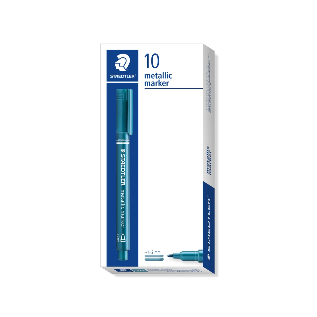 Marker Staedtler metallic blue - Bild 3
