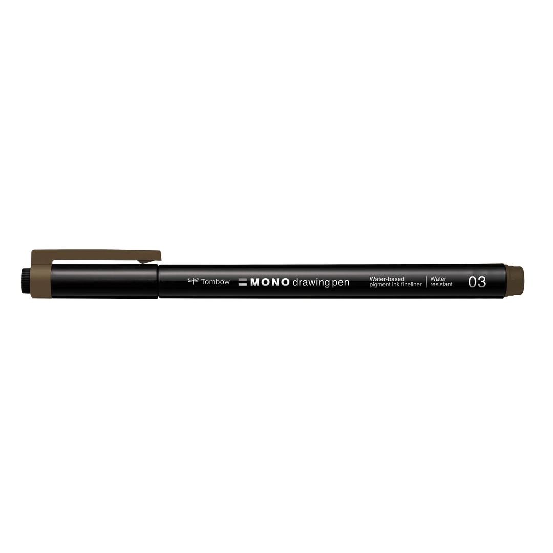 TOMBOW Fineliner MONO drawing 03 brown