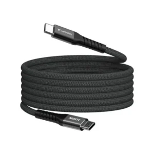 VERBATIM Sync N Charge USB C-USB C 100W Magnetic 1.2m Black