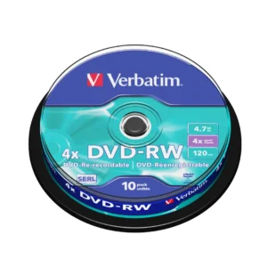 DVD-RW serl 4.7gb 4x matt silver surface (10)