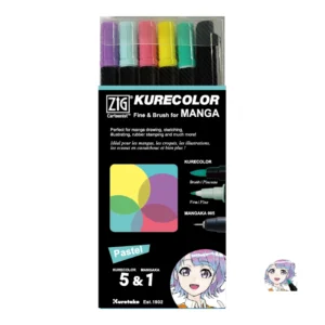 ZIG Kurecolor pastel 6/et