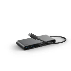 BELKIN Connect 8-in-1 USB-C Hub Dual USB-C Ports, Silver