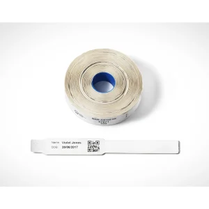 Wristband, Infant, Adhesive 165mmx20mm, 250 per roll (4)