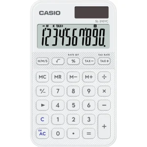 Casio Miniräknare SL-310YC vit