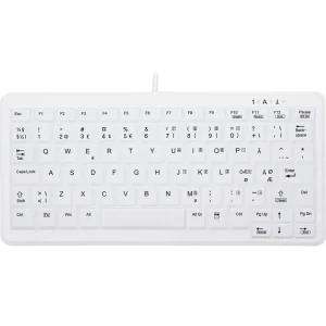 ACTIVE KEY Hygiene Mini Notebook Style Keyboard White Nordic