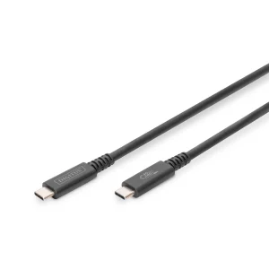 DIGITUS USB 4.0 cable USB-C-USB-C 8K 60Hz 4K 60Hz, PD3.1, 1m