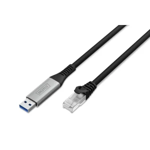 DIGITUS USB-A - RJ45 Ethernet cable, 1Gbit/s, 5m