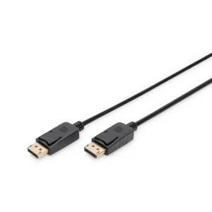 DIGITUS DisplayPort cable, Type DP M/M, 2.0m, FullHD Black