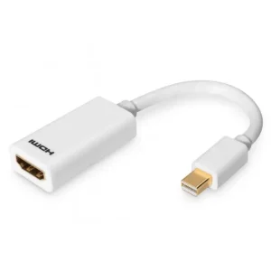 DIGITUS mini DisplayPort-HDMI adapter M/F 0.15 m, White