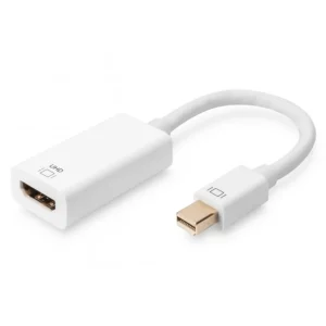 DIGITUS mini DisplayPort-HDMI adapter M/F 0.2 m, White