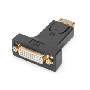DIGITUS DisplayPort-DVI-I (24+5) adapter M/F, Black