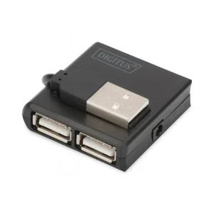 DIGITUS USB 2.0 High-Speed Hub 4-Port 4x USB A/F