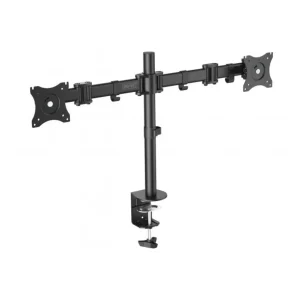 DIGITUS Dual Monitor Desk Clamp Mount, VESA max100x100