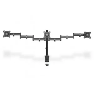 DIGITUS Triple Monitor Desk Clamp Mount, VESA max. 100x100