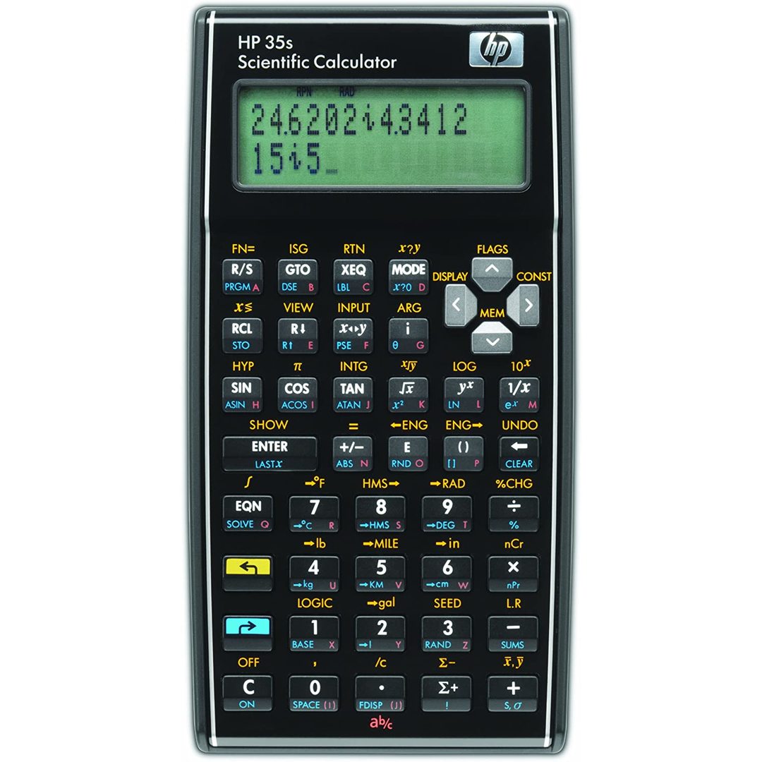 HP 35S scientific calculator (French/Dutch pack / Nordic man