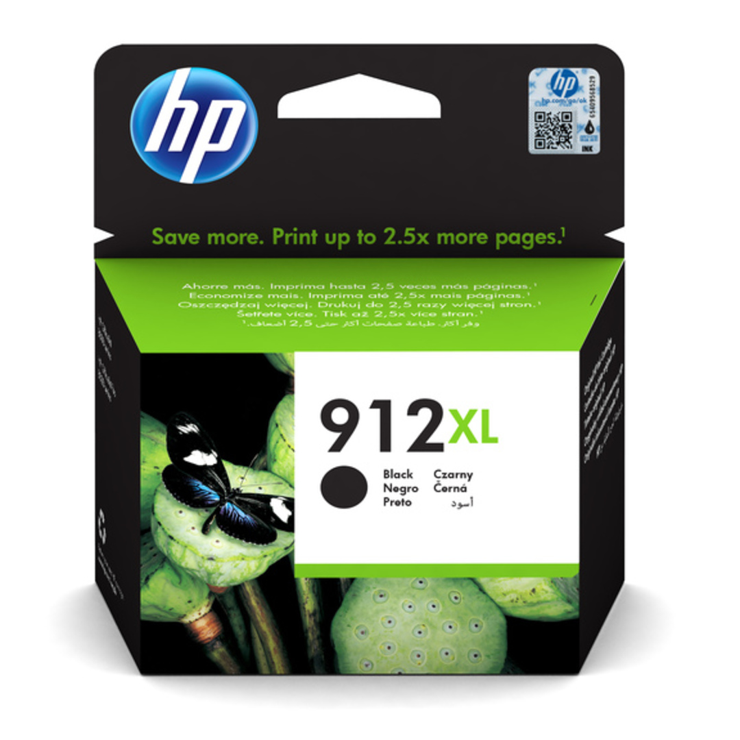 HP 912XL High Yield Black Ink Cartridge blistered