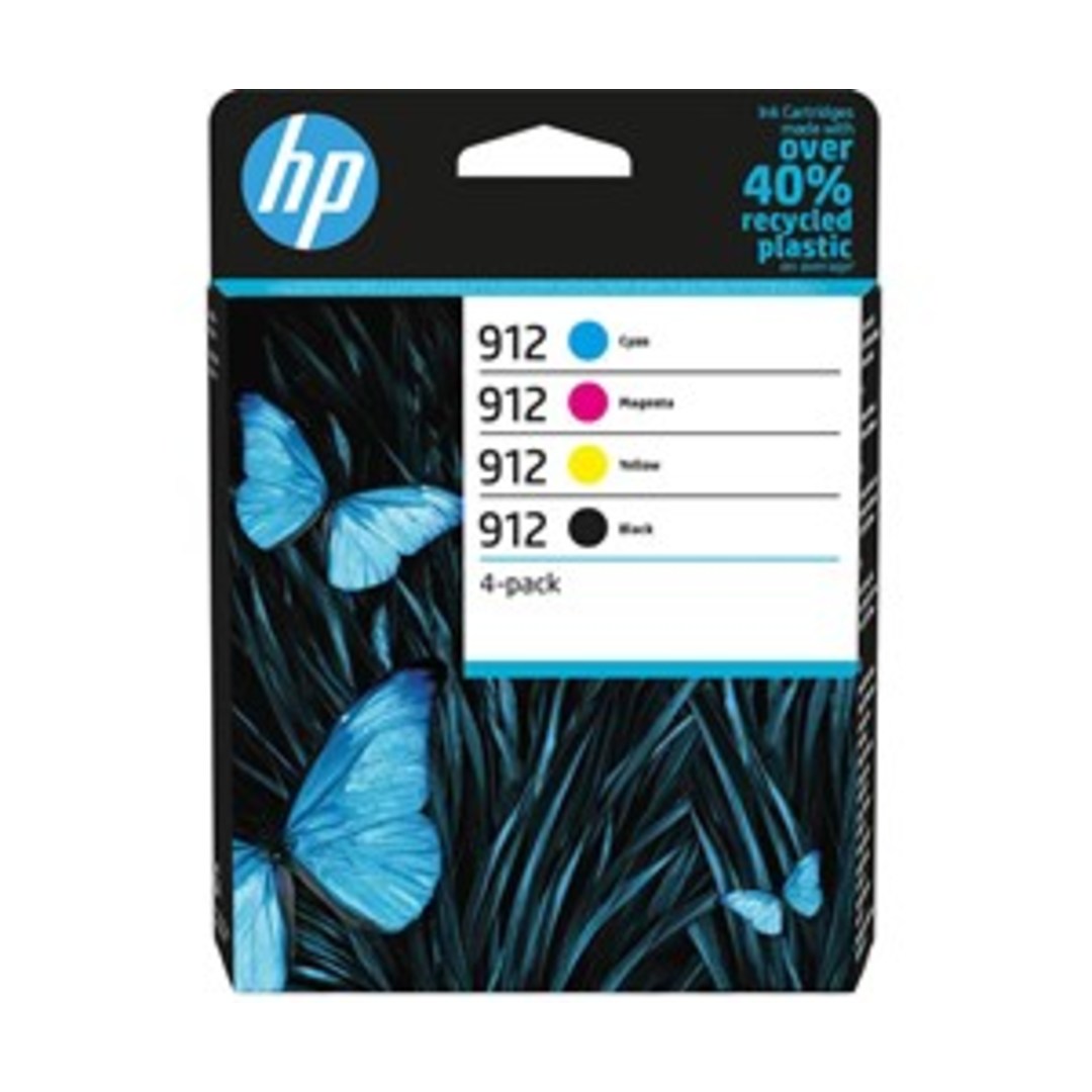 HP 912 C/M/Y/K Ink Cartridges 4-pack Blistered