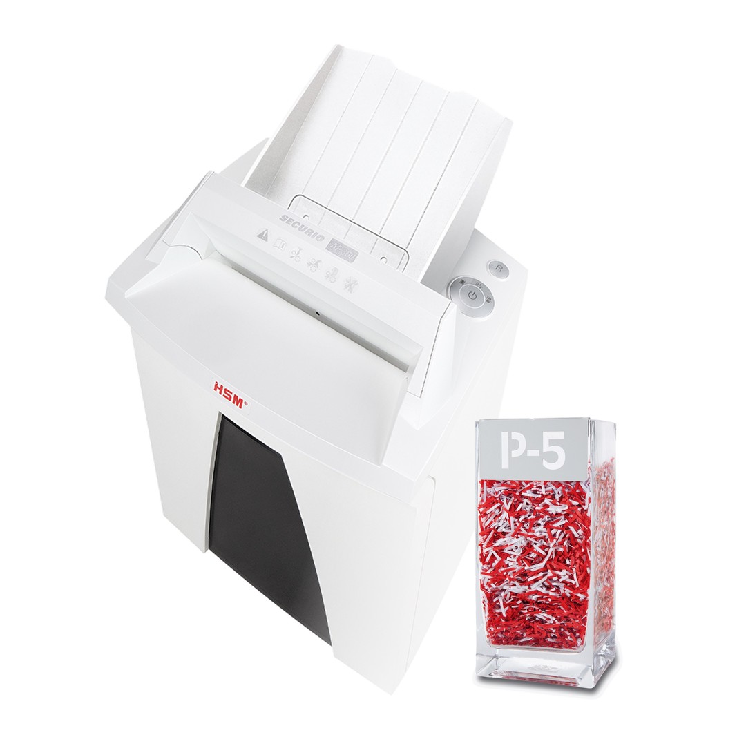 HSM SECURIO AF300 document shredder with automatic paper fee