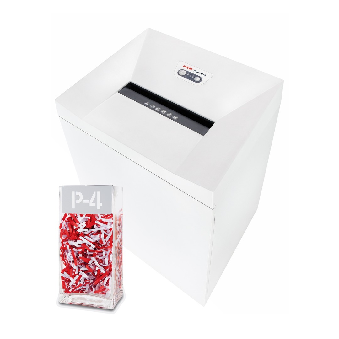 Pure shredder 830 4,5x30 cross cut P-4 white