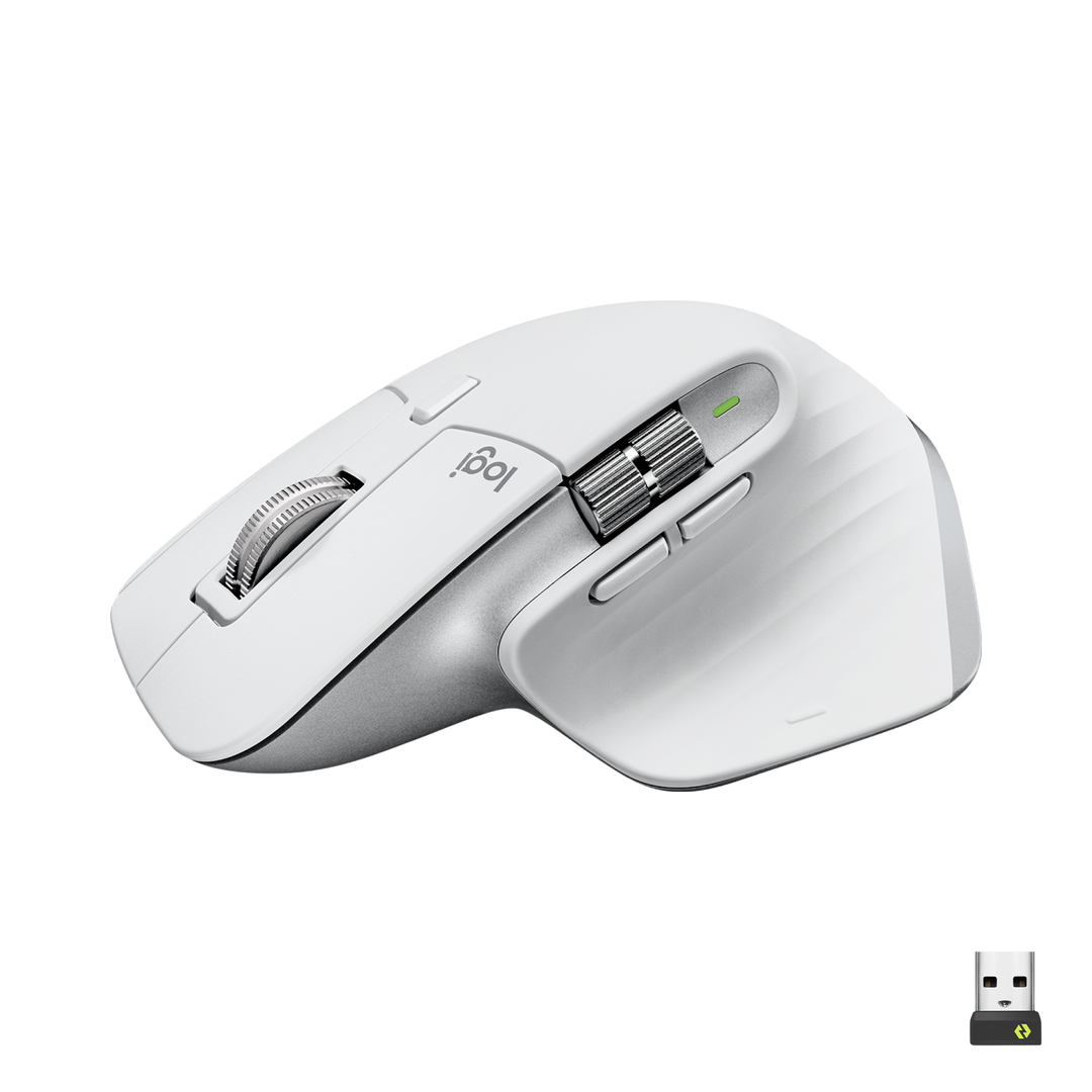 MX Master 3S Performance Wireless Mouse, Pale Grey