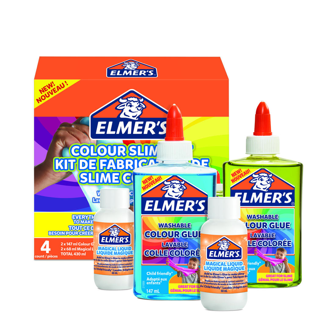 Slime translucent color kit Elmers