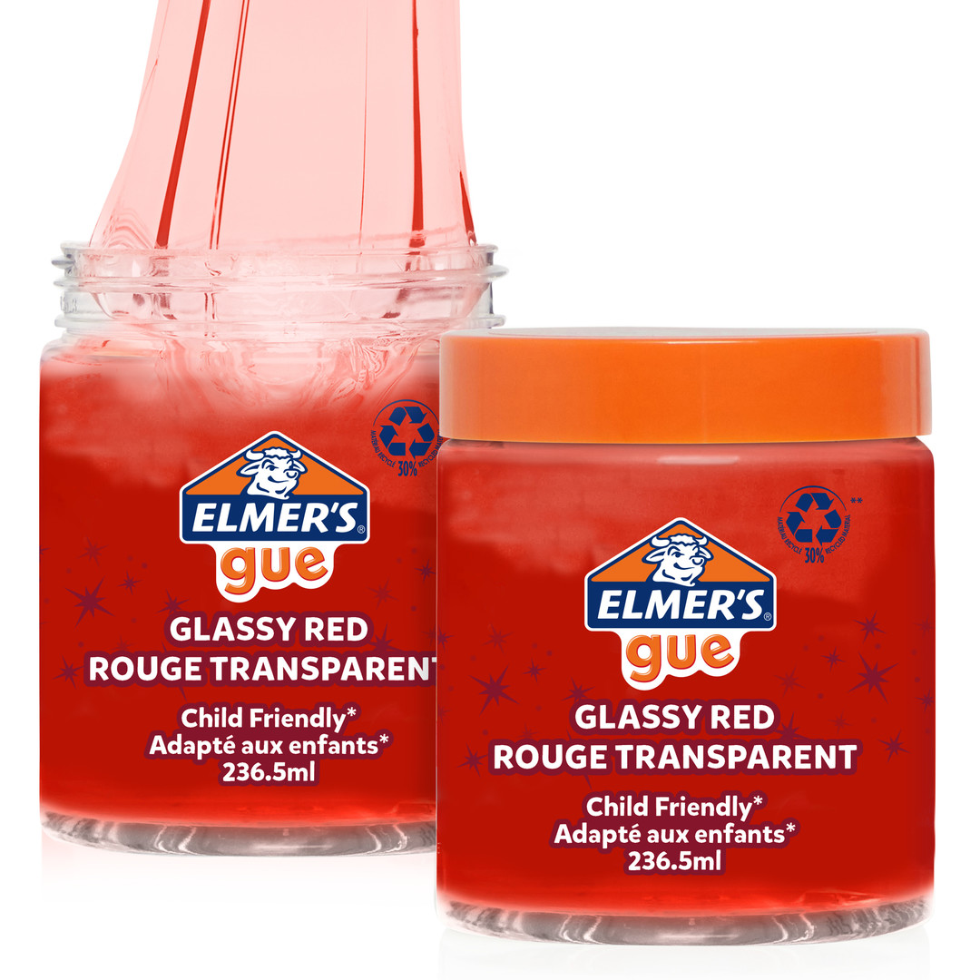 Glue 236 ml Pre-Made Slime Glossy Red