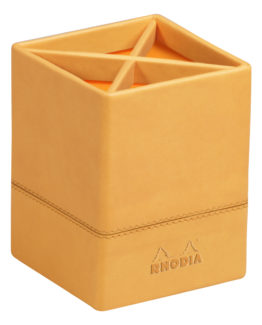 Rhodiarama Pencil holder Orange 8x8x11