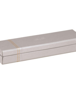 Rhodiarama pencil box 21x5,5x3cm Silver