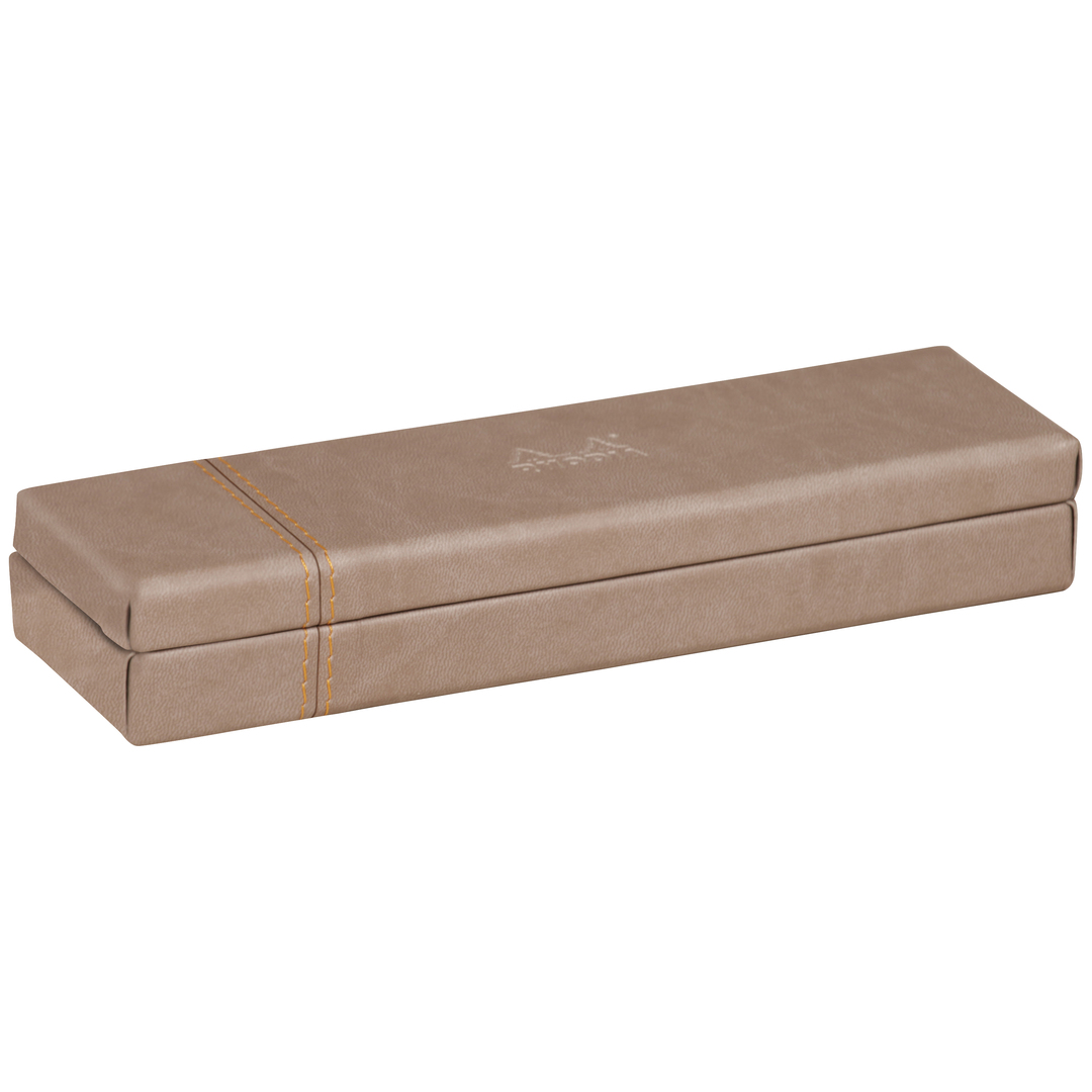Rhodiarama pencil box 21x5,5x3cm Taupe