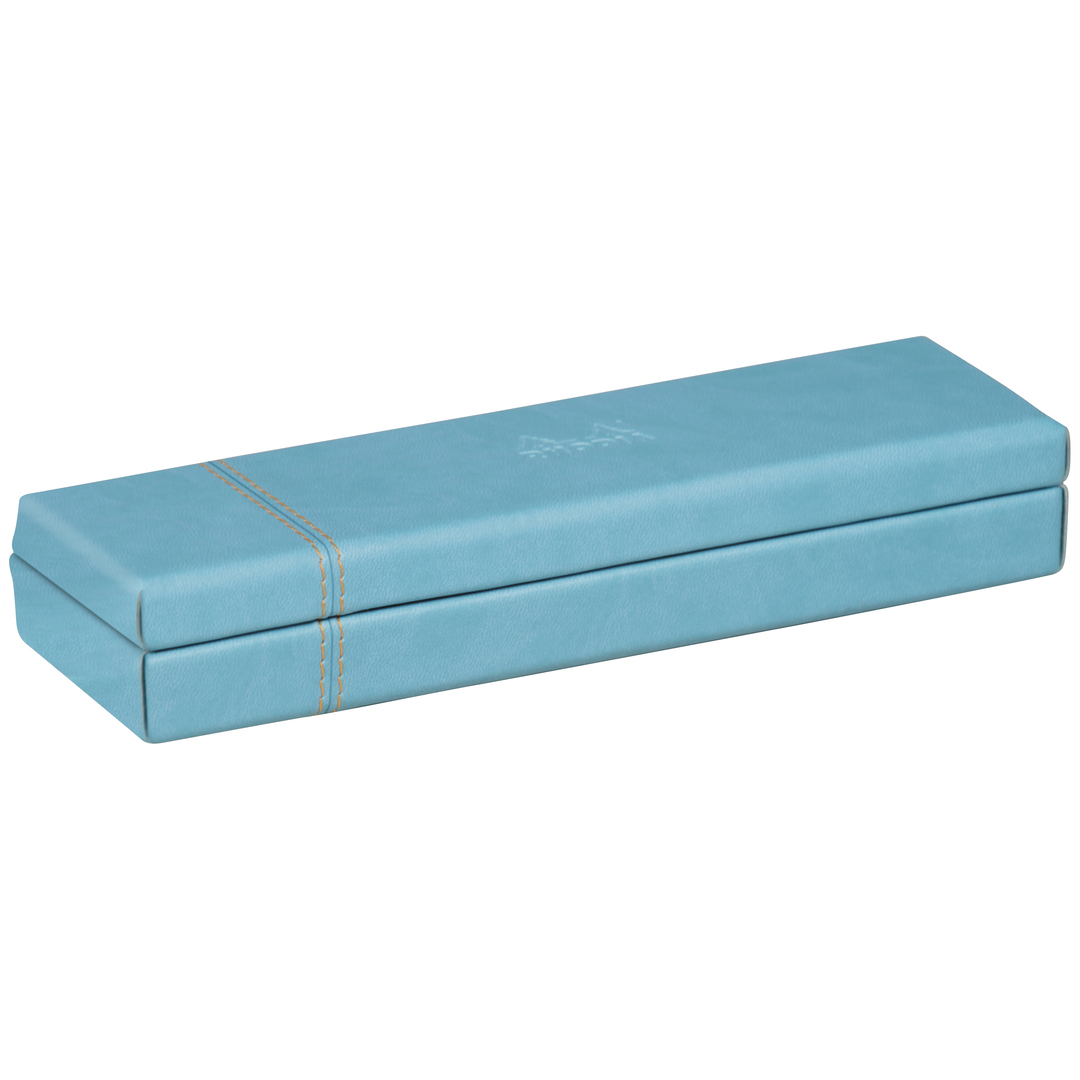 Rhodiarama pencil box 21x5,5x3cm Turquoise