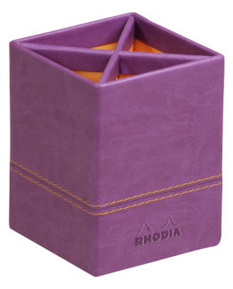 Rhodiarama Pencil holder Purple 8x8x11