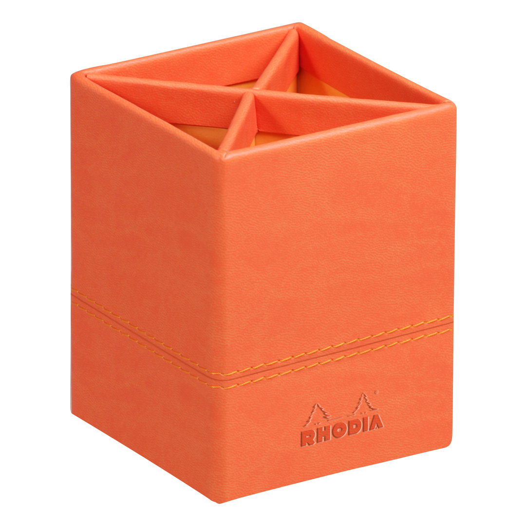 Rhodiarama Pencil holder Tangerine 8x8x11