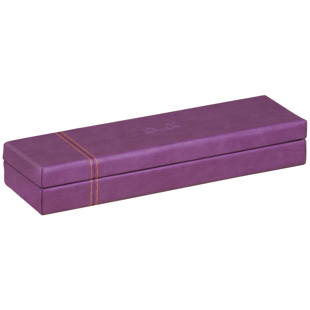 Rhodiarama pencil box 21x5,5x3cm Purple