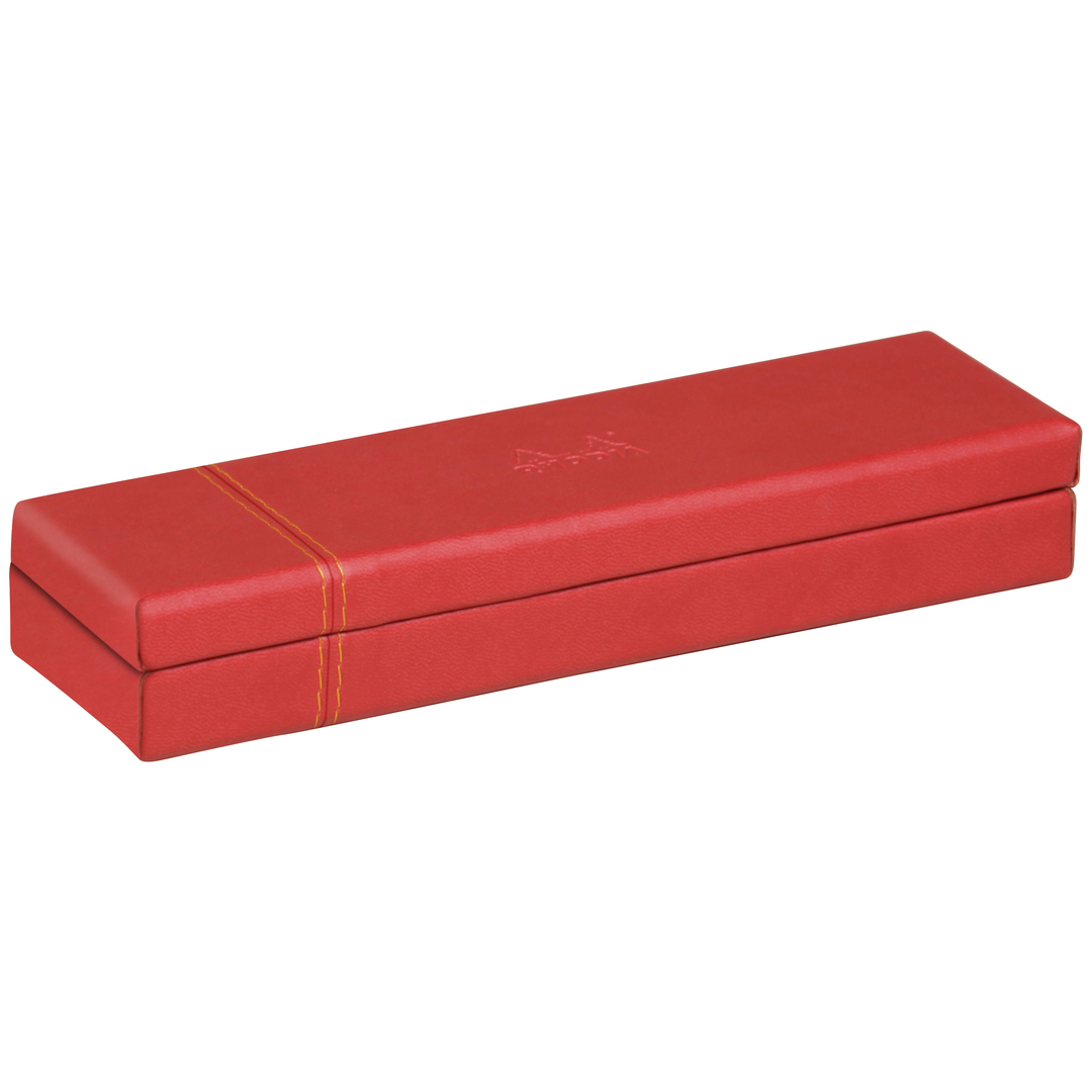 Rhodiarama pencil box 21x5,5x3cm Poppy
