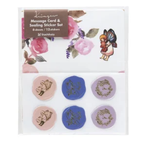 Message cards & Sticker Set Butterfly Fairies