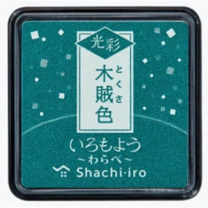 Iromoyo Kosai Stamp pad trad.tone Glitter small Dark green