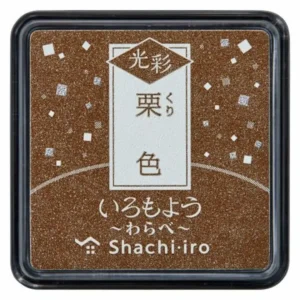Iromoyo Kosai Stamp pad trad.tone Glitter small Brown